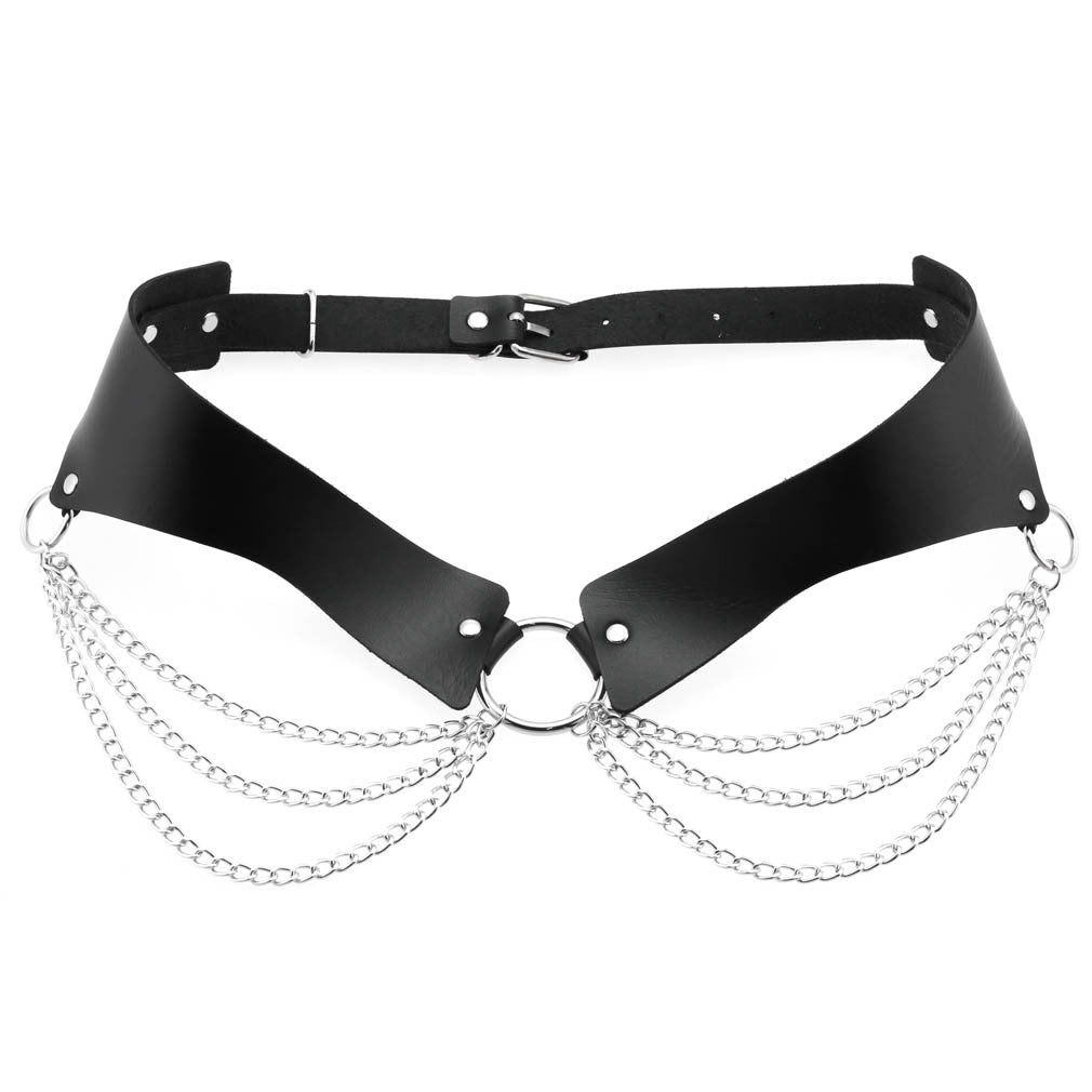 Chain Ring Curved Vegan Belt D132