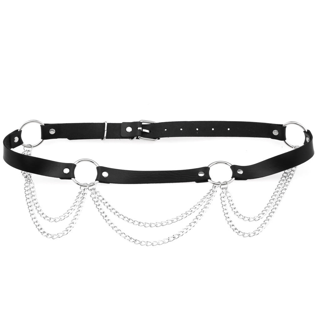 Ring Chain Vegan Belt D134