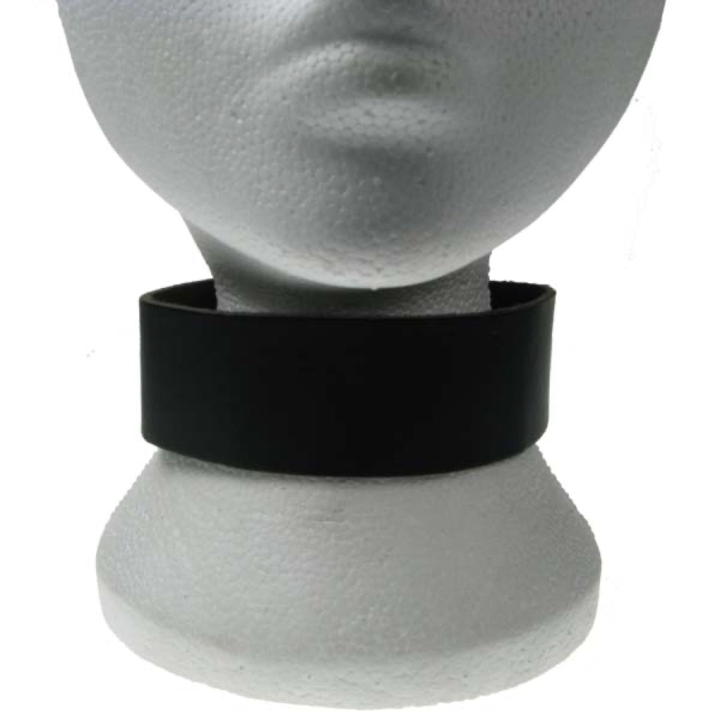 NB070 2 Row Plain Leather Choker