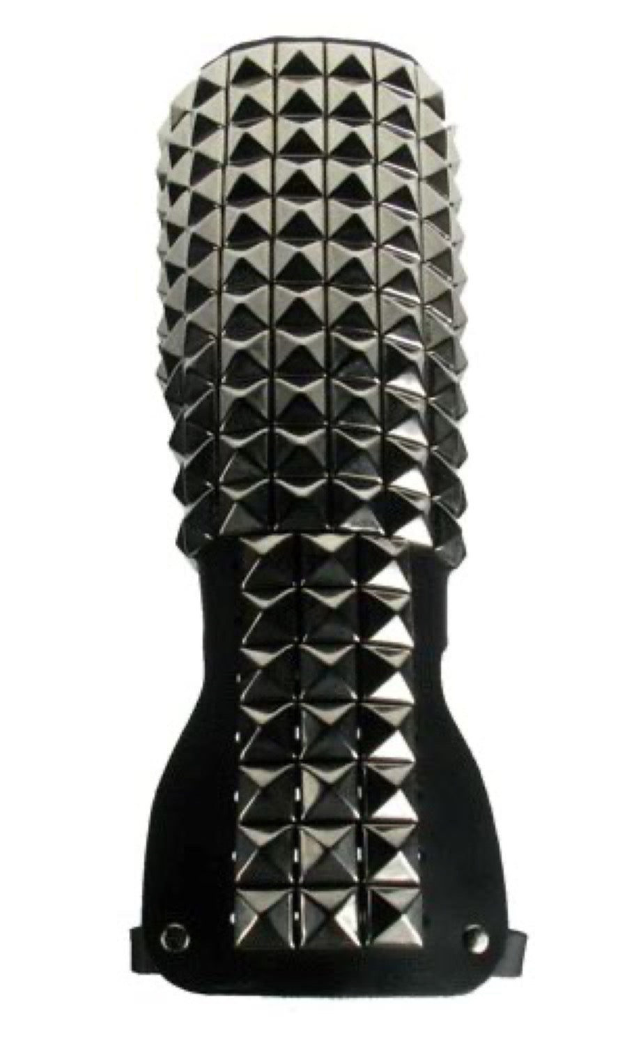WB377 GAUNTLET WITH NEW PYRAMID LEATHER ARMBAND LEATHER GAUNTLET LEATHER WRISTBAND