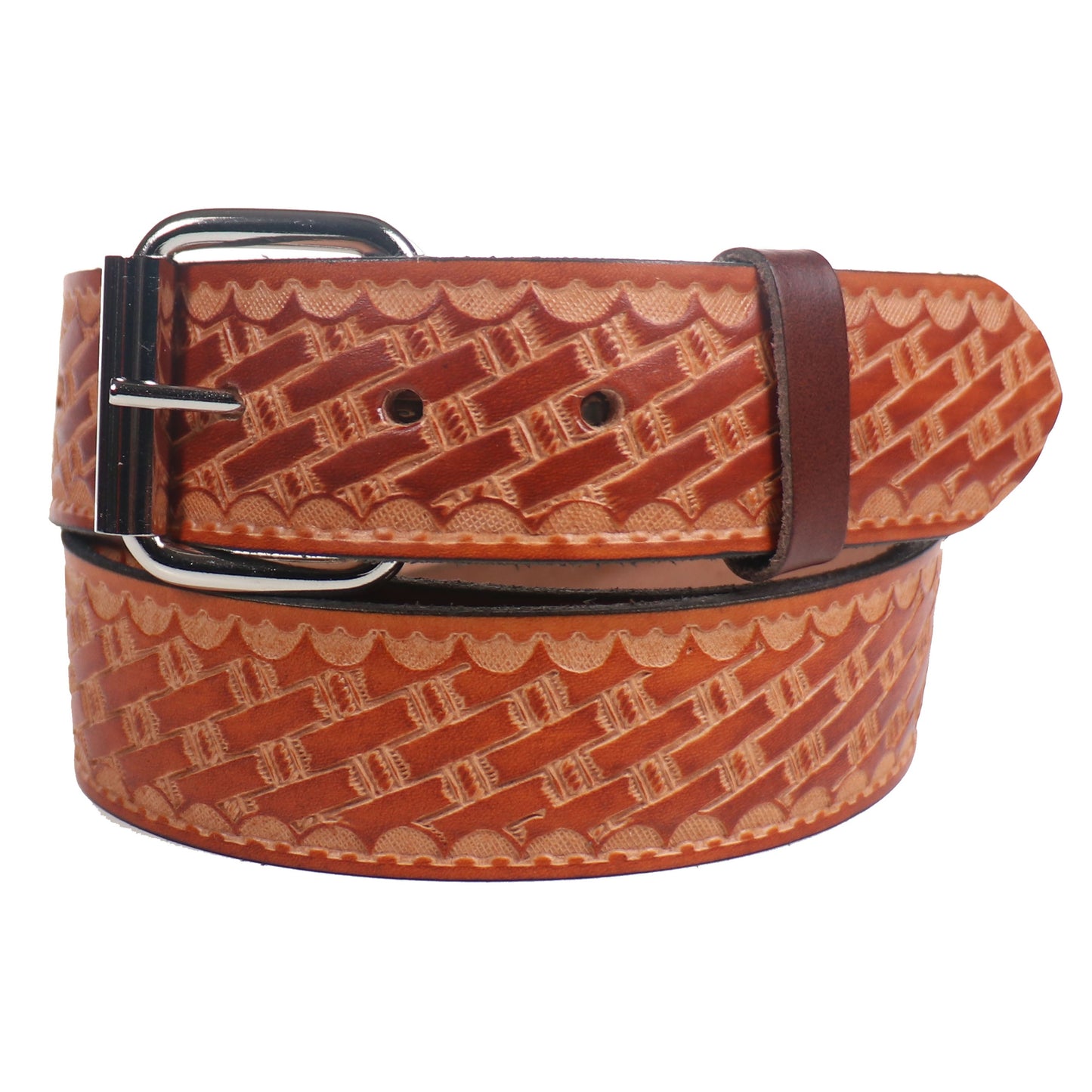 B775 BLOCKS Leather Belt 38mm AMERICAN BELT