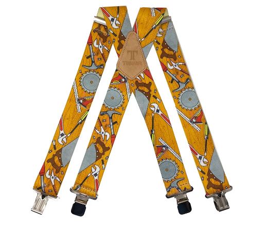Carpenters 2" Wide Suspenders Extra Strong Made in America