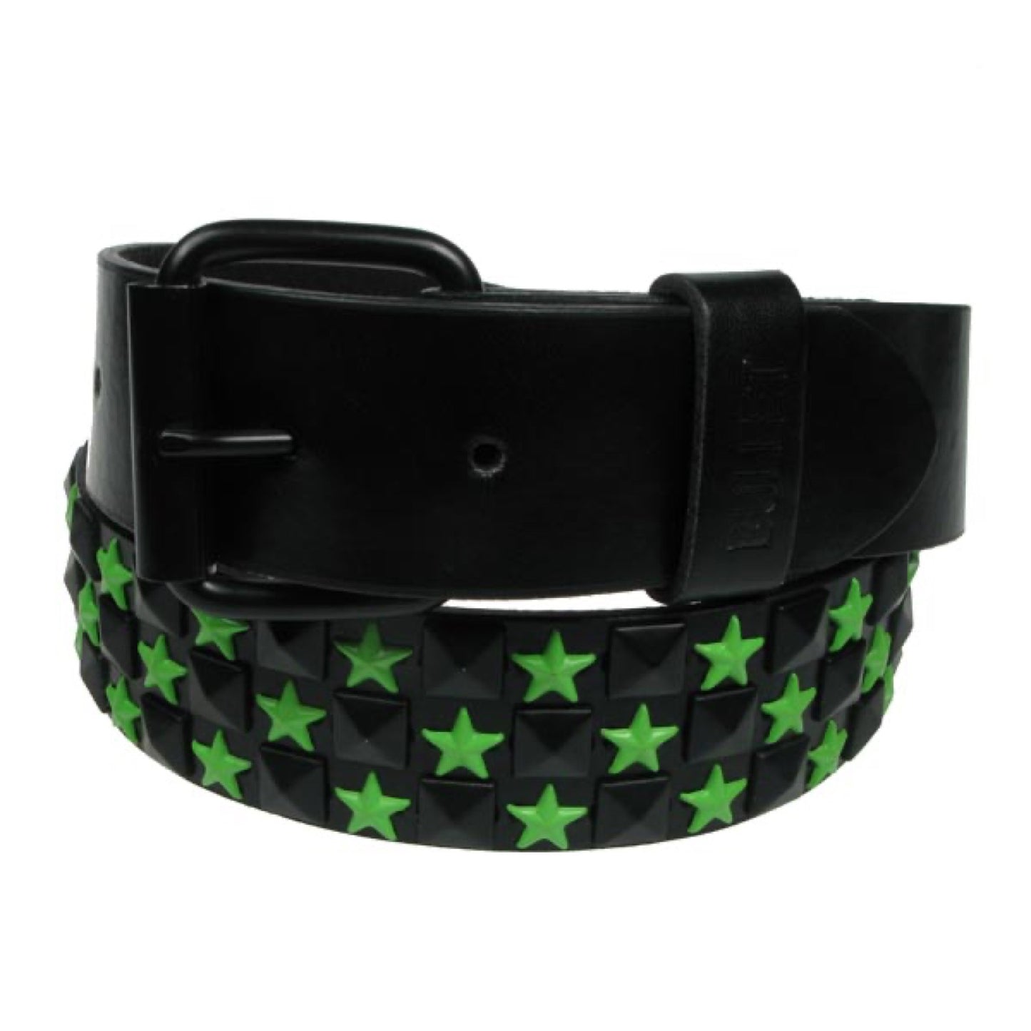 G0001A - 3 ROW GREEN/BLACK PYRAMID WITH STAR