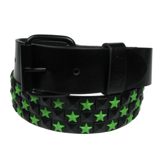 G0001A - 3 ROW GREEN/BLACK PYRAMID WITH STAR