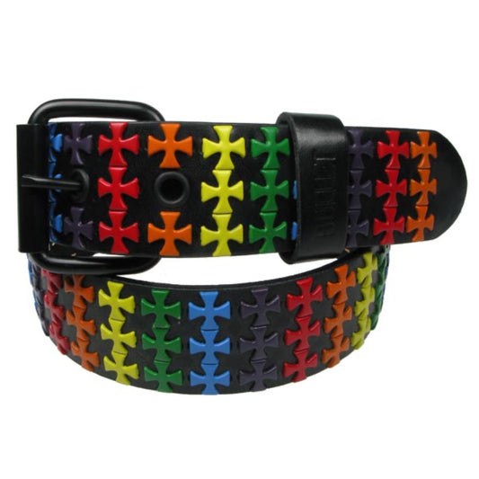 G0007 - 3 ROW GERMAN CROSS RAINBOW