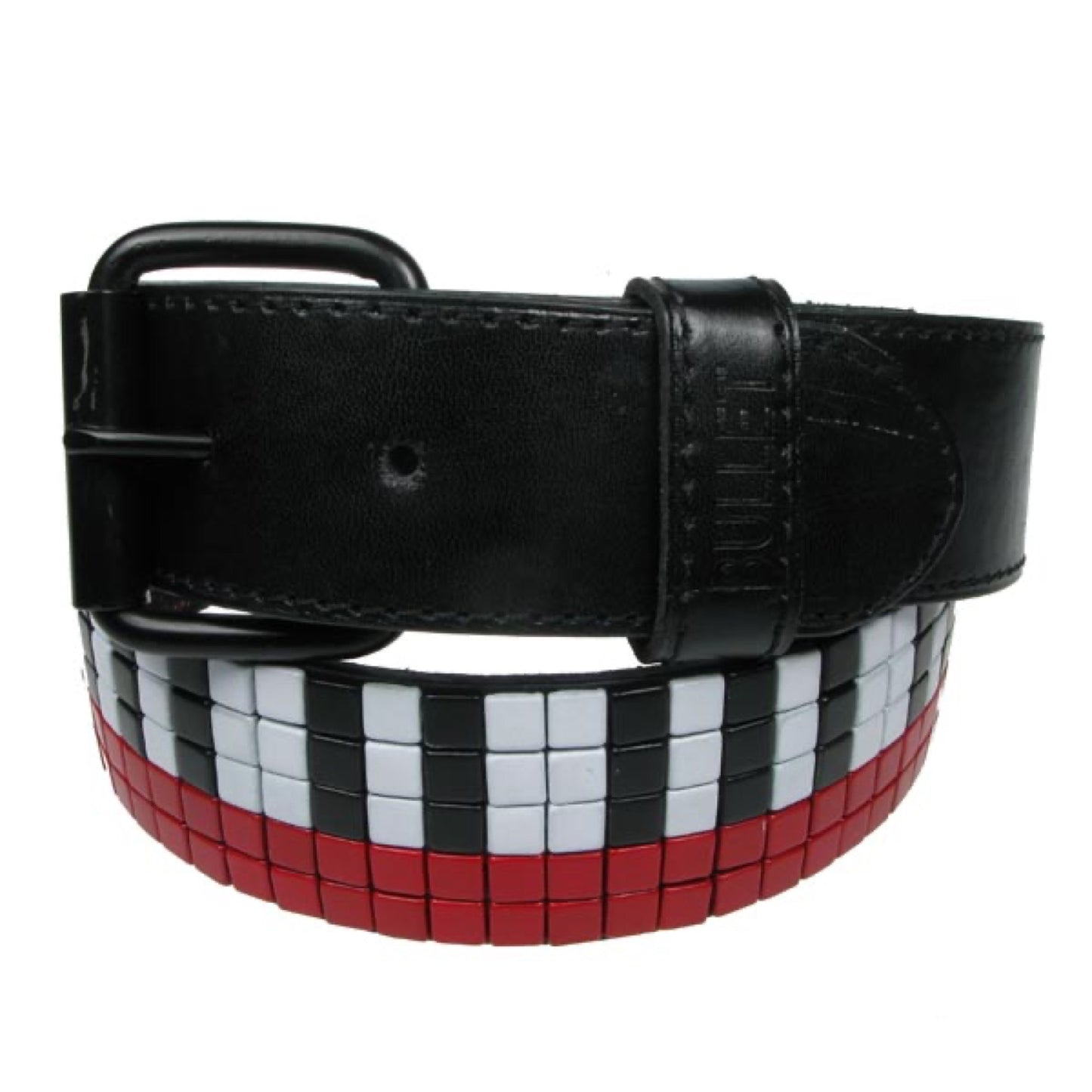 G0012A - 5 ROW RED PIANO STUDDED