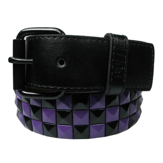 G0016G - 3 ROW PURPLE/BLACK PYRAMID
