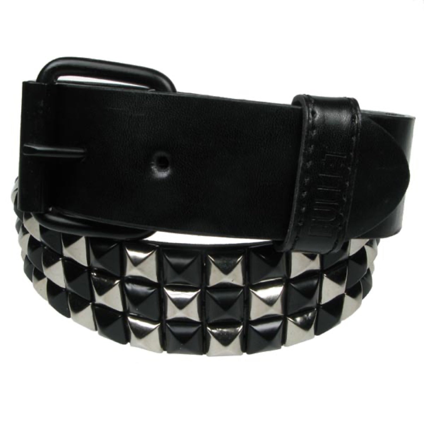 G0016A - 3 ROW SILVER/BLACK PYRAMID