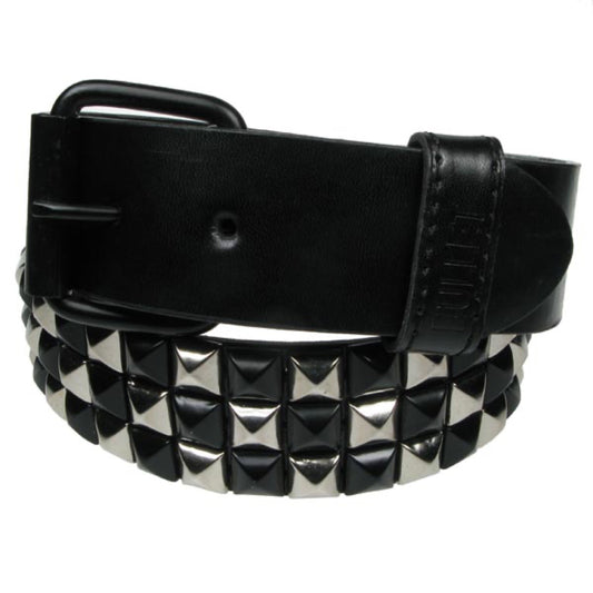 G0016A - 3 ROW SILVER/BLACK PYRAMID