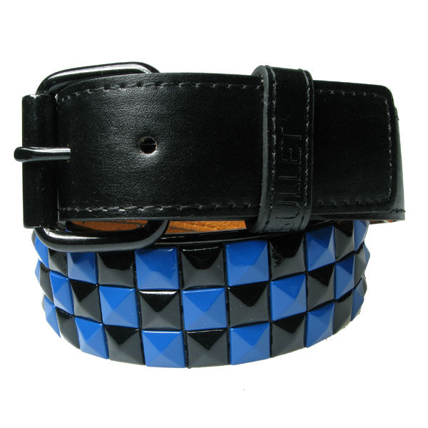 G0016E - 3 ROW BLUE/BLACK PYRAMID