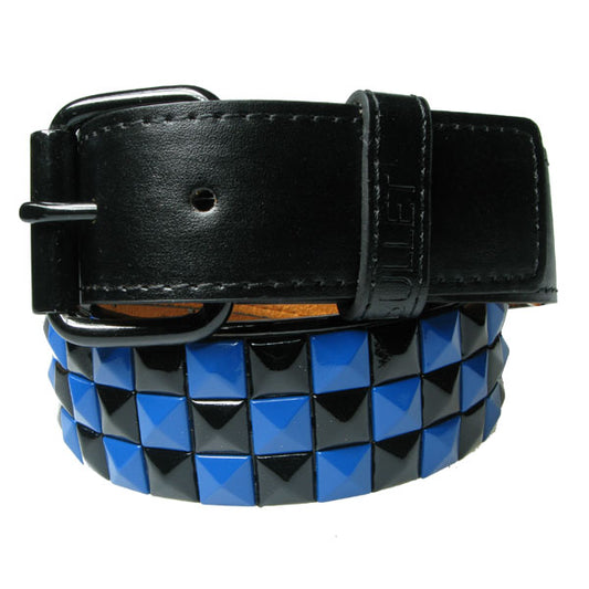 G0016E - 3 ROW BLUE/BLACK PYRAMID