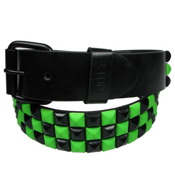 G0016F - 3 ROW GREEN/BLACK PYRAMID