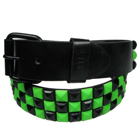G0016F - 3 ROW GREEN/BLACK PYRAMID