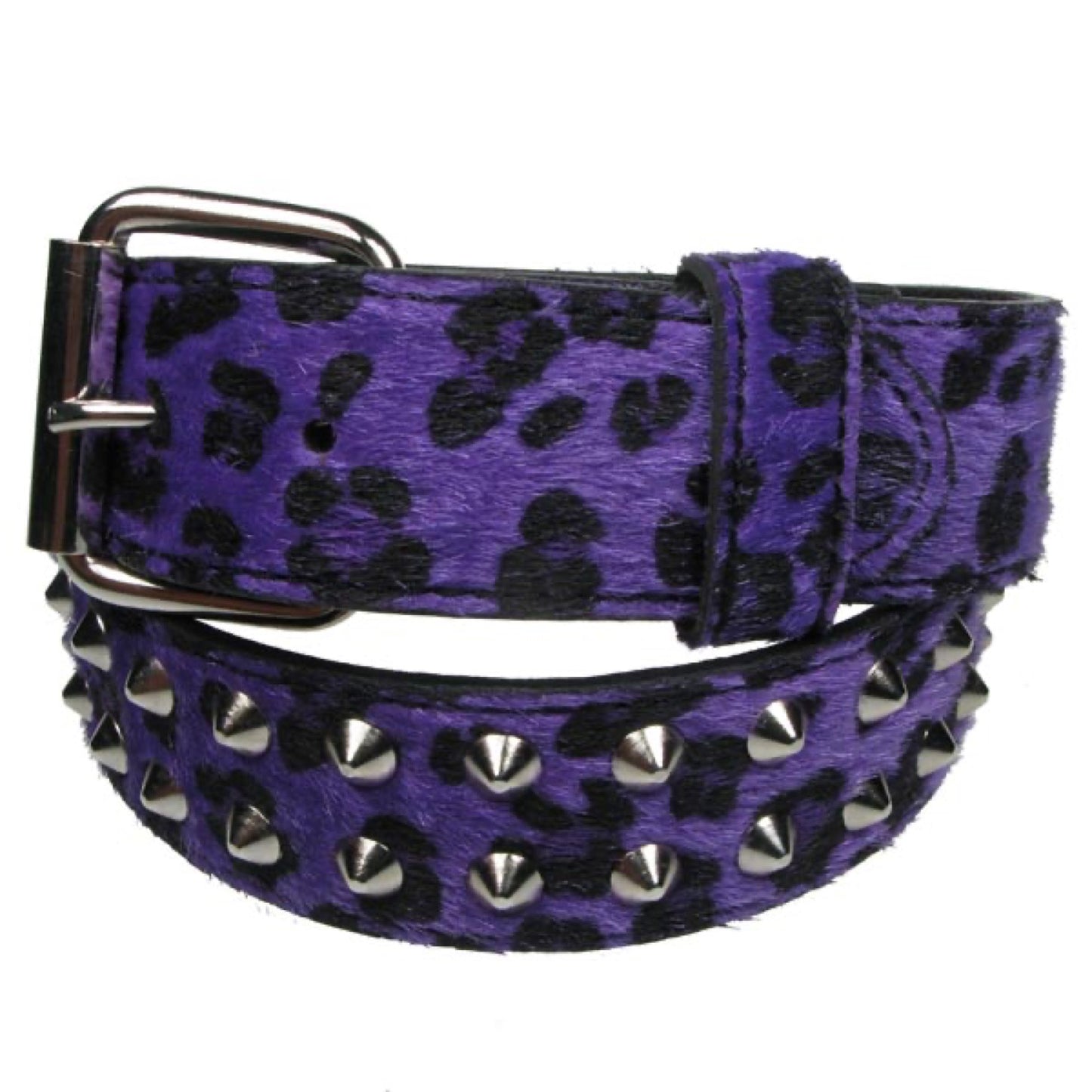 G0032 - 2 ROW CONICAL PURPLE LEOPARD