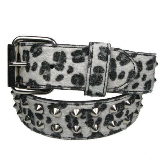 G0033 - 2 ROW CONICAL WHITE LEOPARD