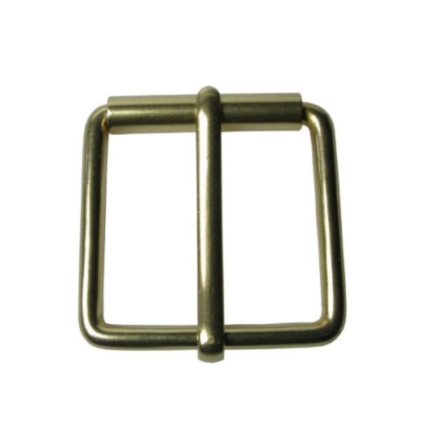 PT-4263 - 40mm Square Roller Solif Brass Buckle
