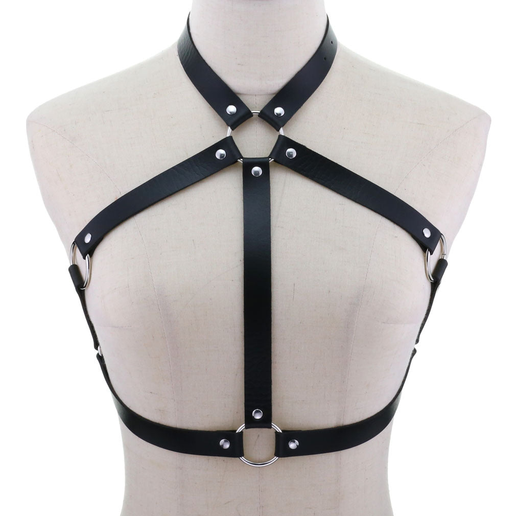 Chest Strap Neckband Vegan Harness - VHARN003