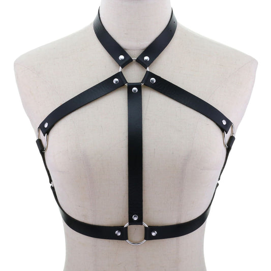 Chest Strap Neckband Vegan Harness - VHARN003