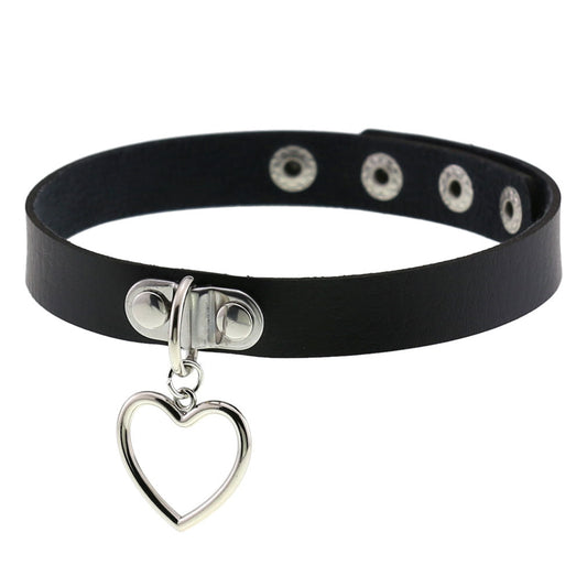 Heart Pendant Vegan Neckband - VNB102