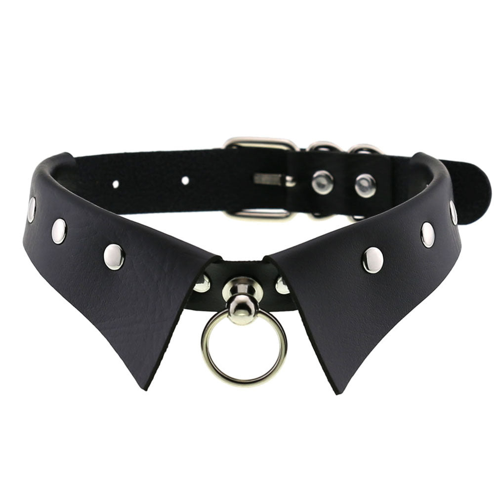 Studded Collar Vegan Neckband - VNB120