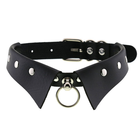Studded Collar Vegan Neckband - VNB120