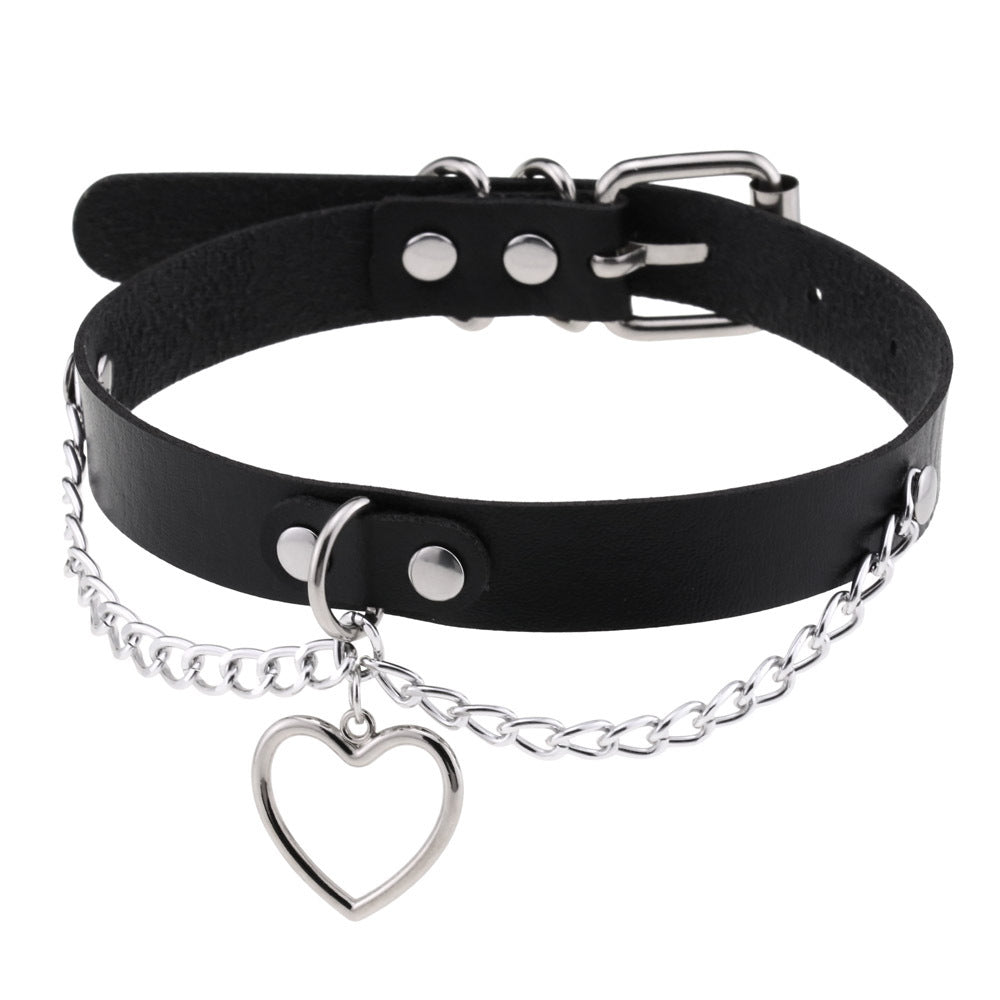Heart Chain Vegan Neckband - VNB131