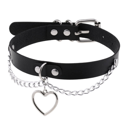 Heart Chain Vegan Neckband - VNB131