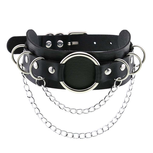 Double Chain Vegan Neckband - VNB137