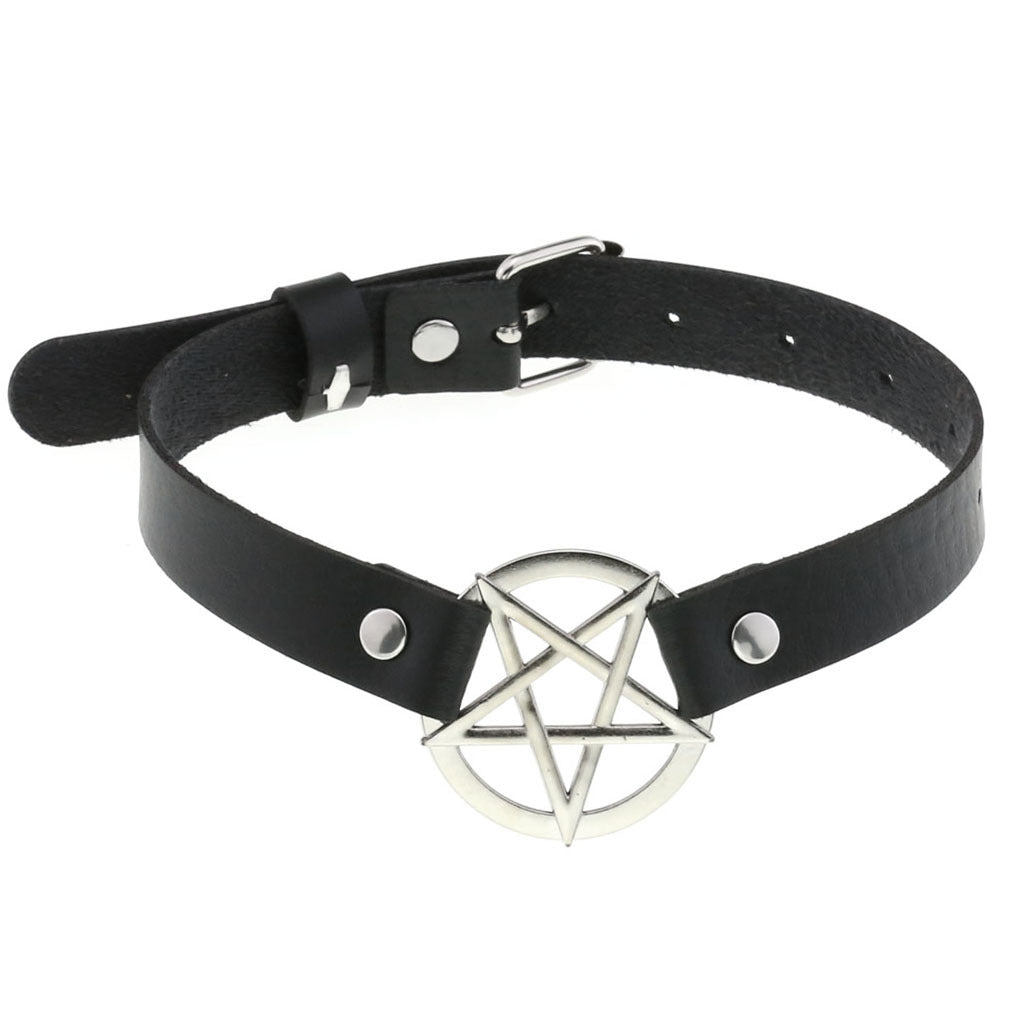 Pentagram Split Vegan Neckband - VNB166