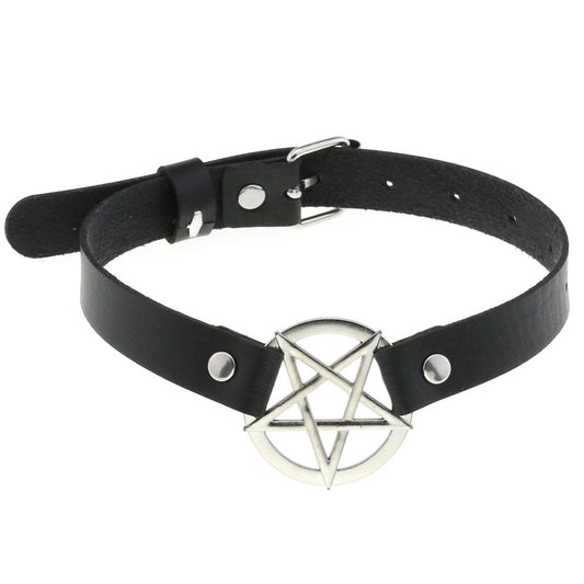 Pentagram Split Vegan Neckband - VNB166