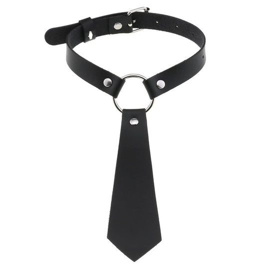 Bow Tie Ring Vegan Neckband - VNB167