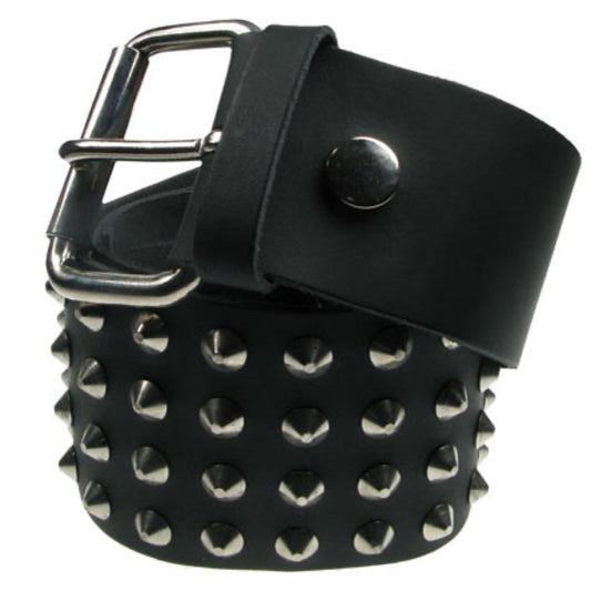 B011 - 63mm 4 Row Conical Leather Belt