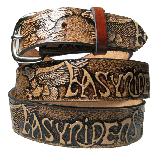 B413 EASY RIDER Leather Belt 38mm AMERICAN BELT