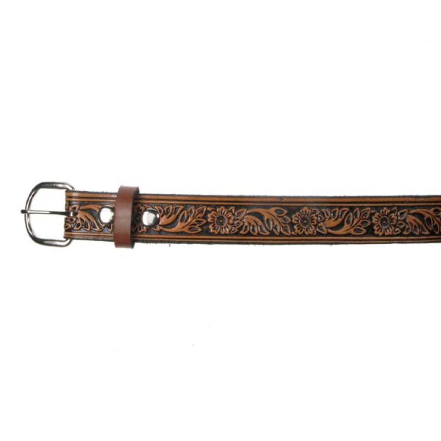 B420 FLOWER Leather Belt 38mm AMERICAN BELT