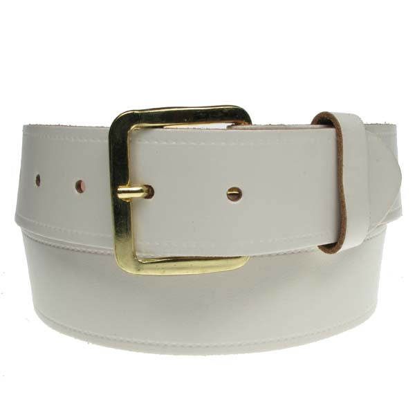 1.5 (40mm) Classic Leather Belt Gold Buckle