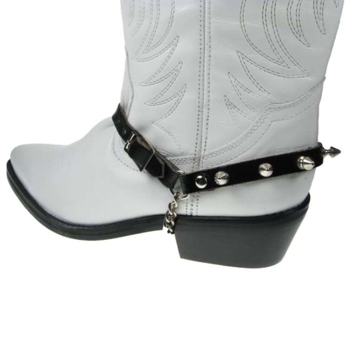 BS016 - 1 Row Spike 1/2"  -  Leather Bootstrap