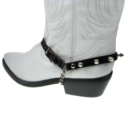 BS016 - 1 Row Spike 1/2"  -  Leather Bootstrap
