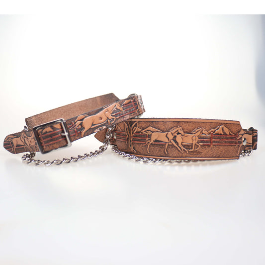 BS417 - HORSE AMERICAN LEATHER BOOTSTRAP