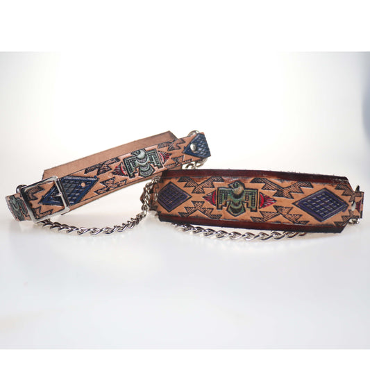 BS422 - AZTEC EAGLE AMERICAN LEATHER BOOTSTRAP