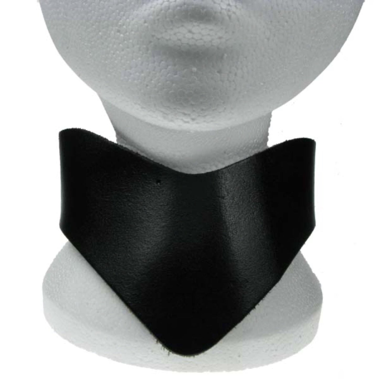 NB011 Plain V Neck Leather Choker