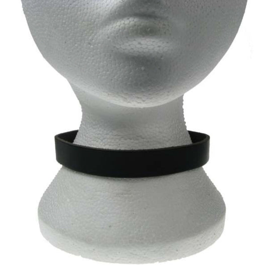 NB061 1 Row Plain Leather Choker