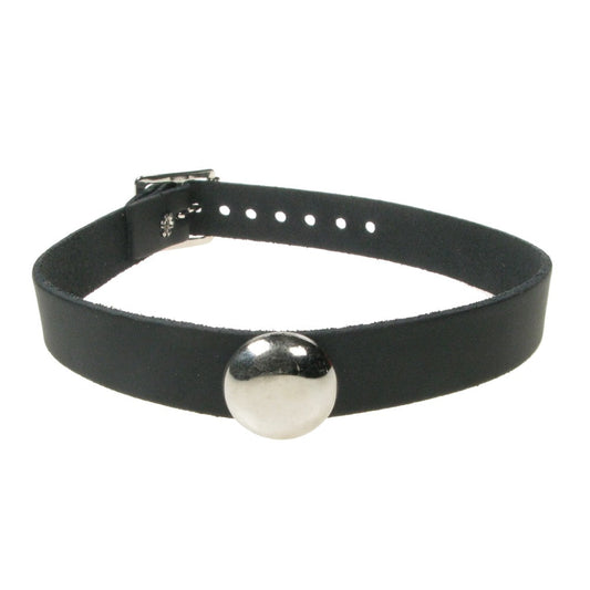 NB216 1 Row Circular Leather Choker