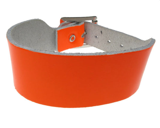 WB309 1 row close conical nickel plated Leather Wristband - Black