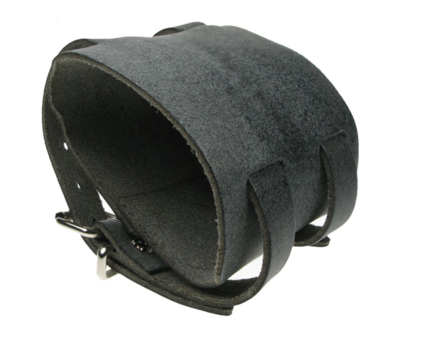 WB333 5 ROW BASE, 2 1 ROW WB INBETWEEN Leather Wristband - Special Grey