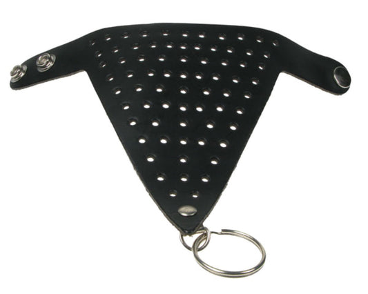 WB353 WB ATTACH TO FINGER, PLAIN W/ HOLES  Leather Glove Leather Wristband