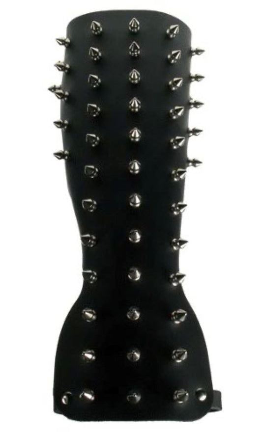 WB373 GAUNTLET SMALL SPIKES LEATHER ARMBAND/LEATHER GAUNTLET LEATHER WRISTBAND