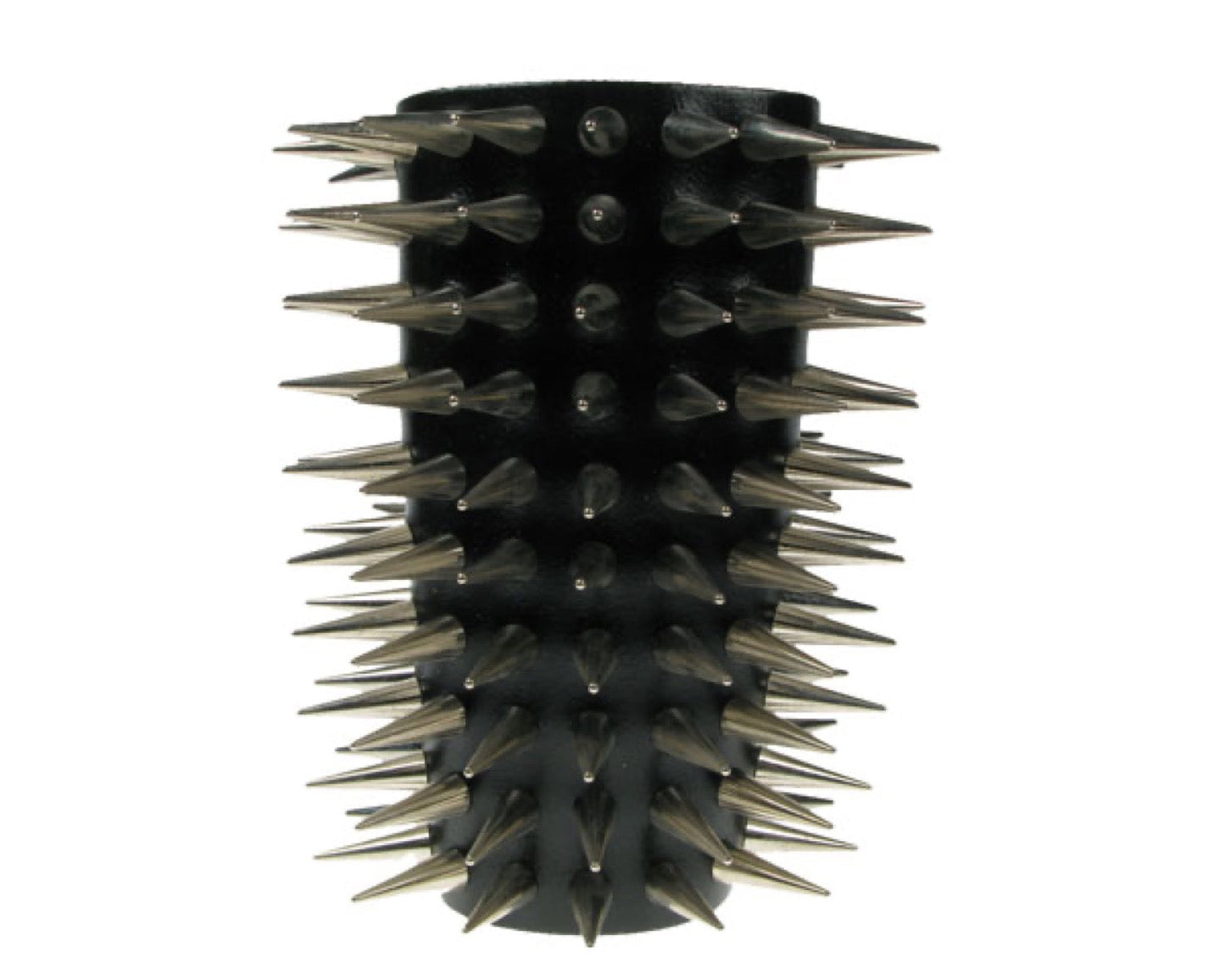 WB448 11 ROW MEDIUM CONE LEATHER ARMBAND/LEATHER GAUNTLET/LEATHER WRISTBAND