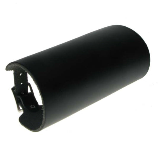 WB590 11 row plain wristband  Leather Wristband - Black